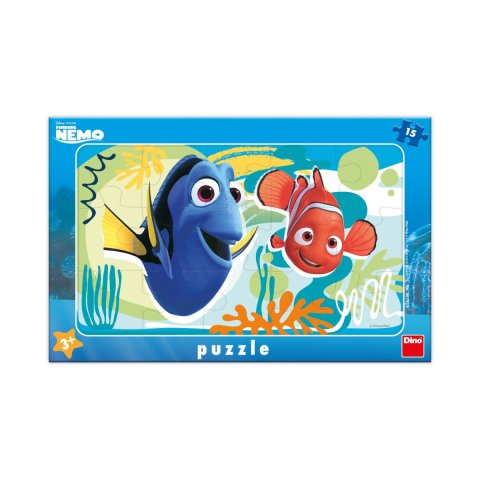 -: Puzzle deskové Nemo a Dory 15 dílků