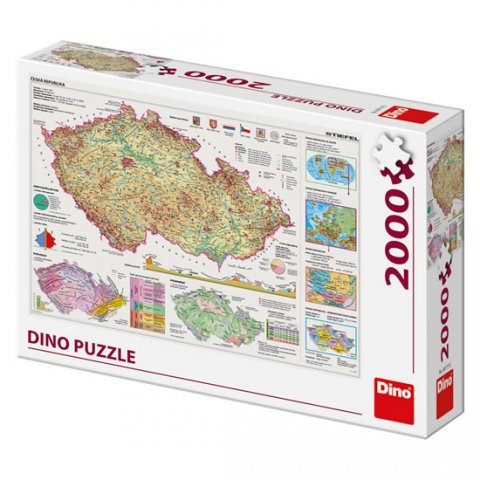 neuveden: Puzzle Mapy České Republiky 2000 d.