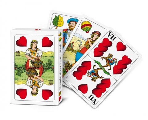 neuveden: Dvouhlavé mariášové karty neuveden: Dvouhlavé mariášové karty