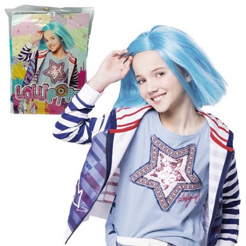 neuveden: Lollipopz paruka modrá - Nikki