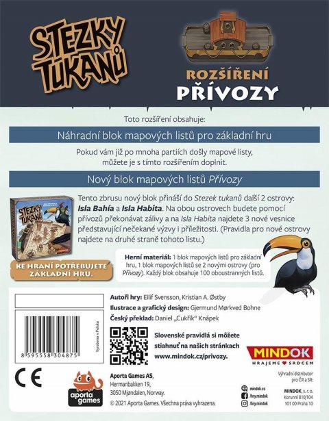 Ostbyová Anne Christine: Stezky tukanů / rozšíření Přívozy