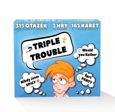 Batelka David: Triple Trouble PACK - Karetní párty set