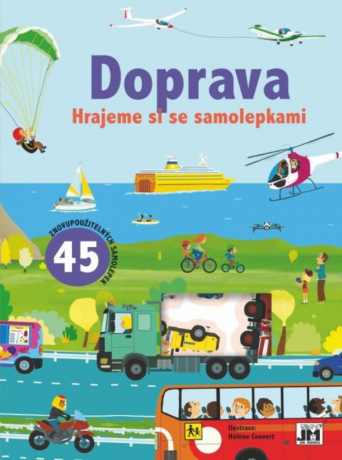 neuveden: Doprava - Hrajeme si se samolepkami
