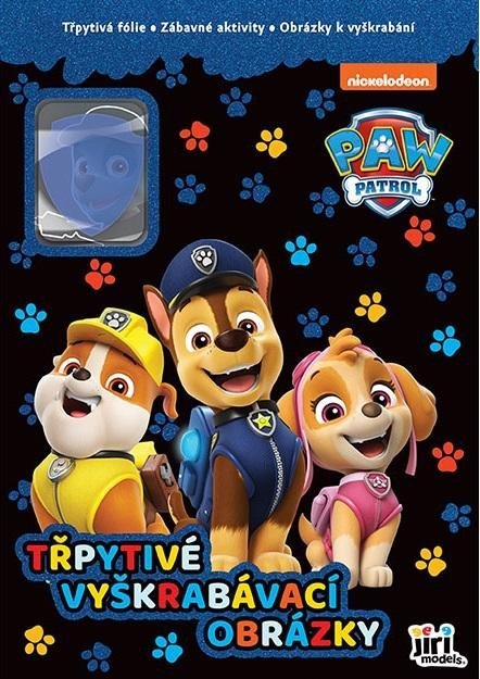 neuveden: Třpytivé vyškrabávací obrázky Tlapková patrola