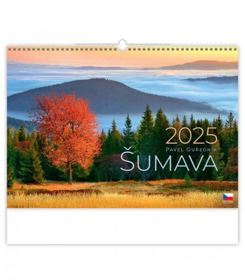 neuveden: Kalendář nástěnný 2025 - Šumava