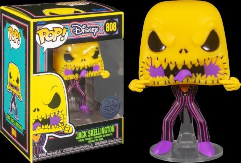 neuveden: Funko POP Disney: The Nightmare Before Christmas - Scary Face Jack (BlackLi