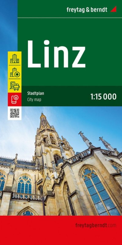 -: Linz 1:15 000 / mapa města