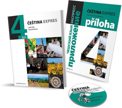 Holá Lída: Čeština Expres 4 (A2/2) ruská + CD