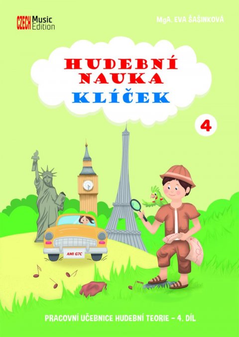 Šašinková Eva: Hudební nauka Klíček 4 - Pracovní učebnice hudební teorie 4.díl