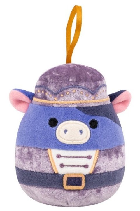 neuveden: Squishmallows Vánoční ozdoba Kráva louskáček - Ingred 10 cm