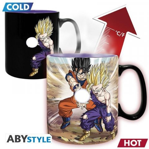 neuveden: Dragon Ball Měnící Keramický hrnek 460 ml - Gohan Cell