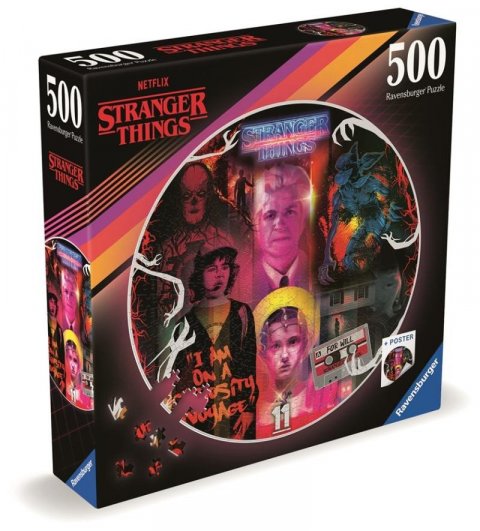 neuveden: Kruhové puzzle: Stranger Things 500 dílků