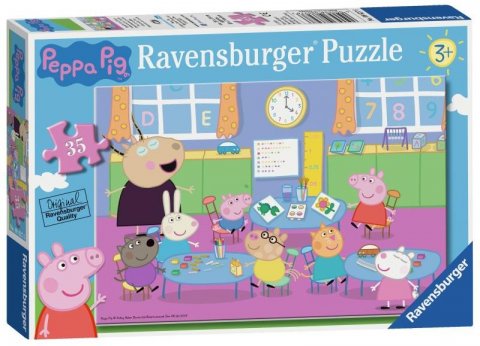 neuveden: Puzzle Prasátko Peppa ve škole 35 dílků