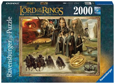 neuveden: Puzzle Pán prstenů: Společenstvo prstenu 2000 dílků