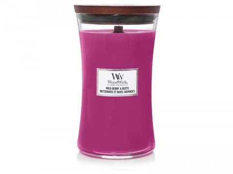neuveden: WoodWick Wild Berry & Beets svíčka váza 609g