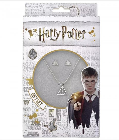 neuveden: Harry Potter set Náhrdelník a náušnice - Relikvie smrti