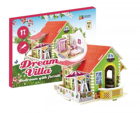 neuveden: NiXiM Dřevěné 3D puzzle - Ložnice neuveden: NiXiM Dřevěné 3D puzzle - Ložnice