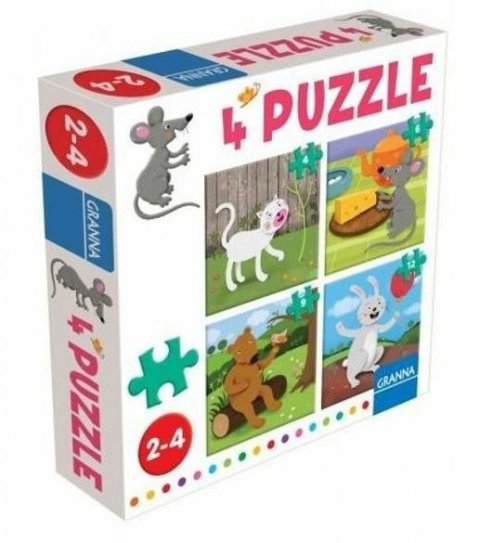 neuveden: 4 puzzle Myška