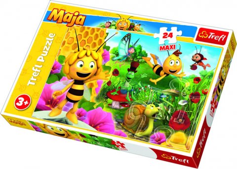 neuveden: Trefl Puzzle Včelka Mája / 24 dílků MAXI neuveden: Trefl Puzzle Včelka Mája / 24 dílků MAXI