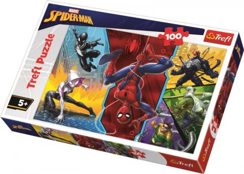 neuveden: Trefl Puzzle Spiderman / 100 dílků