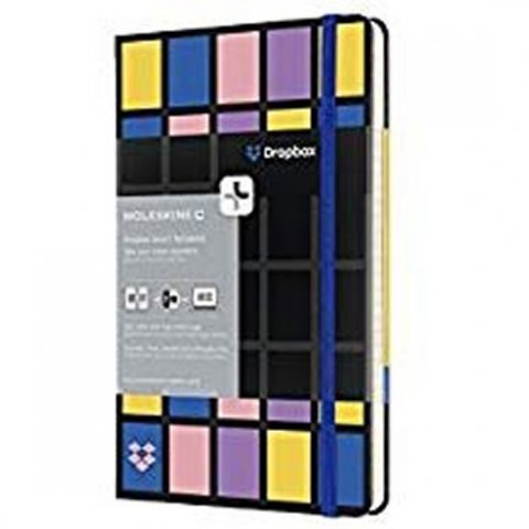 neuveden: Moleskine: M+ DROPBOX SMART zápisník linkovaný černý tvrdý L