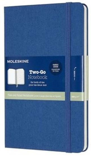neuveden: Moleskine Two-go zápisník modrý