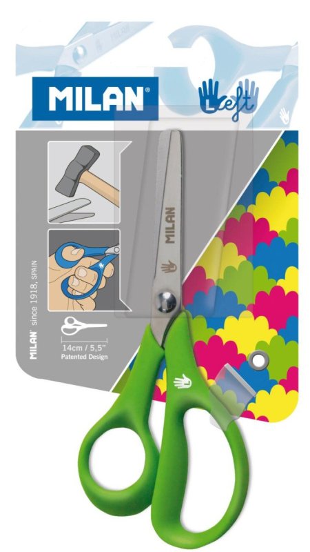 neuveden: Nůžky MILAN pro leváky - mix barev