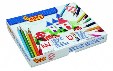 neuveden: JOVI dřevěné pastelky - ekonomické balení 144 ks, 12 barev neuveden: JOVI dřevěné pastelky - ekonomické balení 144 ks, 12 barev