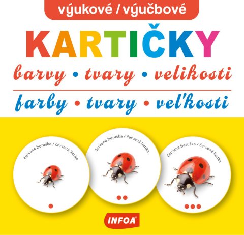 neuveden: Výukové kartičky - Barvy, tvary, velikosti / Výučbové kartičky - Farby, tva