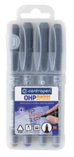 neuveden: Centropen popisovač 2637 permanent 4 ks