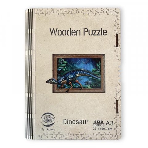 neuveden: Dřevěné puzzle/Dinosaurus A3