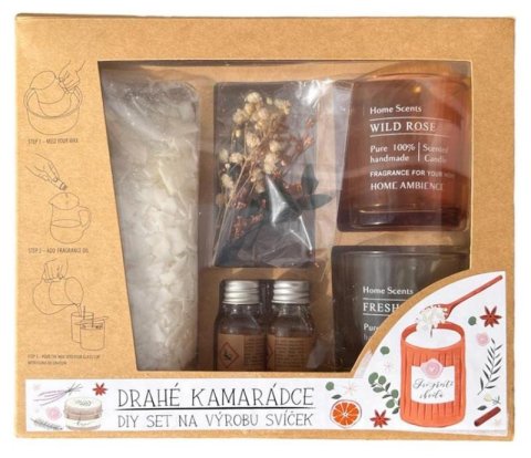 neuveden: DIY sada na výrobu svíček - pro kamarádku