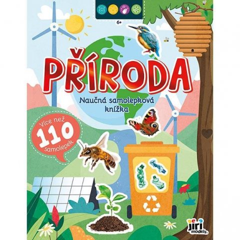 neuveden: Naučná samolepková knížka Příroda
