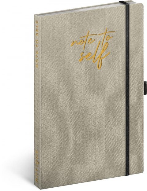 neuveden: Nedatovaný plánovač Note to self, 5 minut denně, 13 × 21 cm