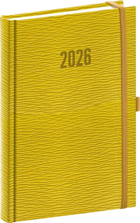neuveden: Diář 2026: Rivoli - žlutozelený, denní, 15 x 21 cm