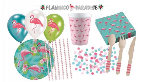 neuveden: Party set Plameňáci
