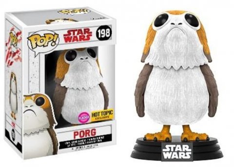neuveden: Funko POP Star Wars Bobble: E8 TLJ - Porg Flocked (Exc) (CC) (s možností ch