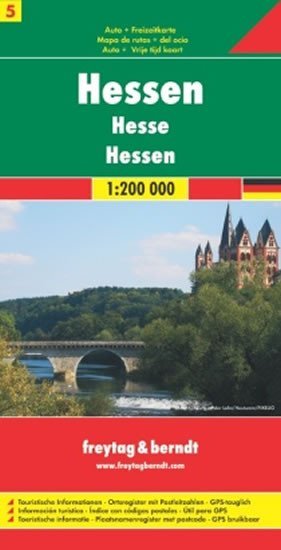 neuveden: AK 0210 Hesensko 1:200 000 / automapa