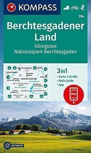 neuveden: Berchtesgadener Land, Königssee, Nationalpark Berchtesgaden 1:25 000 / turi