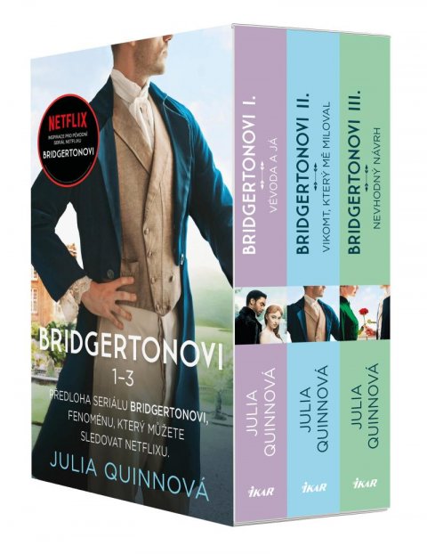 Quinnová Julia: Bridgertonovi (1–3) - komplet Quinnová Julia: Bridgertonovi (1–3) - komplet