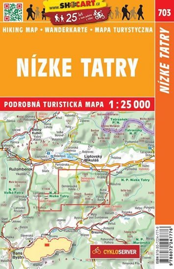 neuveden: SC 703 Nízke Tatry 1:25 000