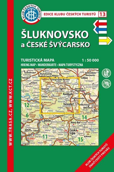 neuveden: KČT 13 Šluknovsko a České Švýcarsko 1:50 000/turistická mapa neuveden: KČT 13 Šluknovsko a České Švýcarsko 1:50 000/turistická mapa