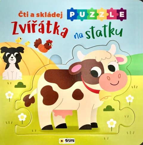 neuveden: Čti a Skládej Puzzle Zvířátka na statku