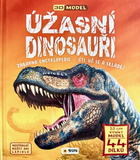 neuveden: Úžasní dinosauři - Zábavná encyklopedie - Čti uč se a skládej (Dárkový box 