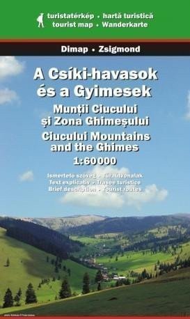 neuveden: Munti Ciue/mapa turist. 1:50 000 Dimap / turistická mapa