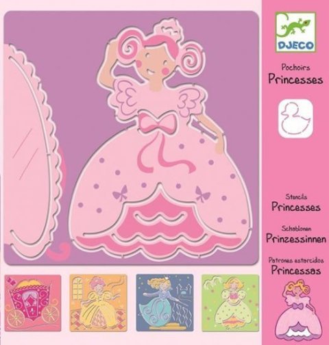 neuveden: Djeco Šablony Princezny