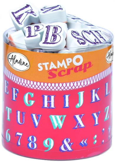 neuveden: Razítka Stampo Scrap - abeceda a číslice 54 ks neuveden: Razítka Stampo Scrap - abeceda a číslice 54 ks
