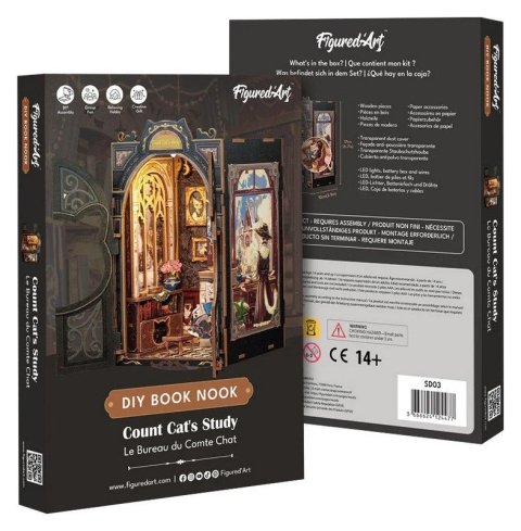 neuveden: Book Nook sada - Knihovna hraběte Kocoura