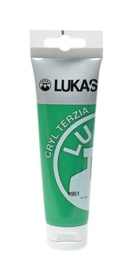 neuveden: LUKAS akrylová barva TERZIA - Chrome green light 125 ml