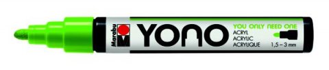 neuveden: Marabu YONO akrylový popisovač 1,5-3 mm - neonově zelený